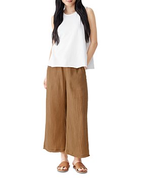 Eileen Fisher - Organic Cotton Wide Cropped Pants