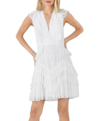 bohemian white lace dress Victoria boho lace dress – lace boho dresses main image 1