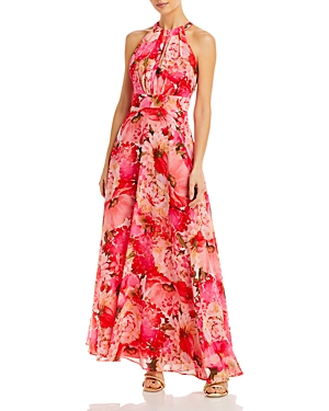 Eliza J Floral Print Maxi Dress In Pink | ModeSens