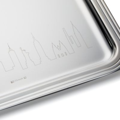 Albi Skyline Silver-Plate Tray - Exclusive