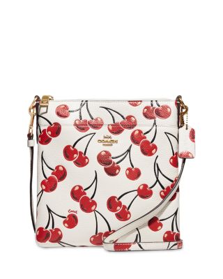 cherry print coach purse