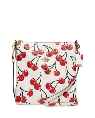 COACH Kitt Cherry Print Messenger Crossbody | Bloomingdale's