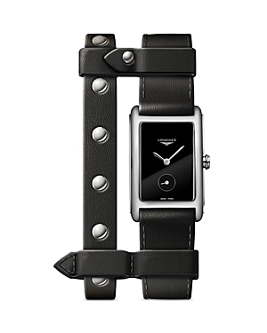 Longines Dolcevita X Ivy Watch, 23mm X 37mm In Black