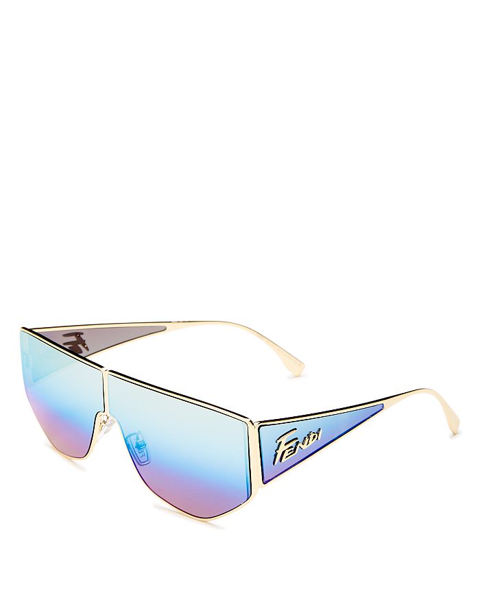 Fendi Geometric Sunglasses, 68mm |