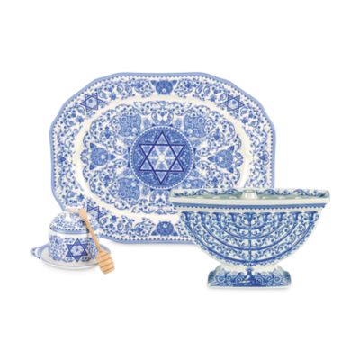 Judaica Sabbath Candleholders, Set of 2