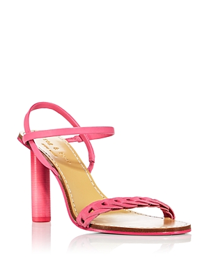 Rag & Bone Infinity Cylinder-heel Slingback Sandals In Magenta