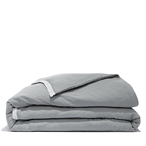Amalia Home Collection Stonewashed Linen Queen Duvet Cover - 100% Exclusive In Dusty Blue