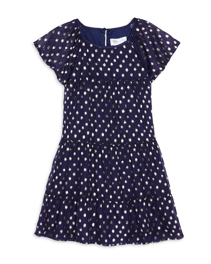 US Angels Girls' Printed Tiered Dress - Little Kid | Bloomingdale's