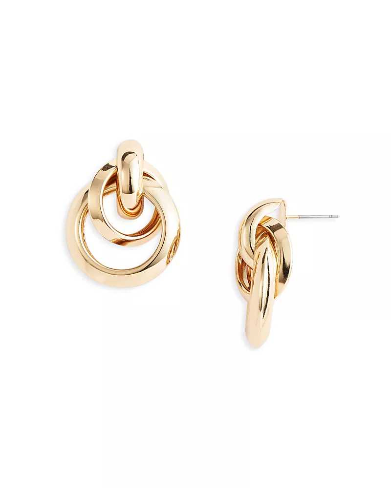 Kenneth Jay Lane Love Knot Drop Earrings