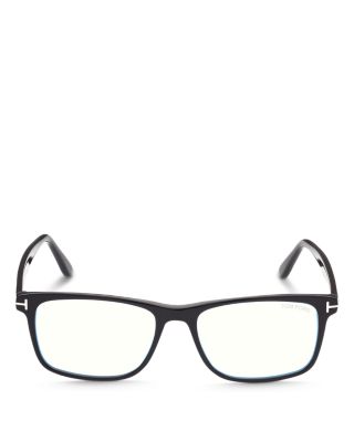 Men's Square Blue Light Glasses, 55mm