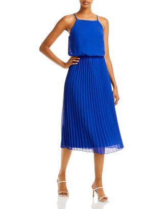 Sam Edelman Pleat Skirt Halter Dress | Bloomingdale's