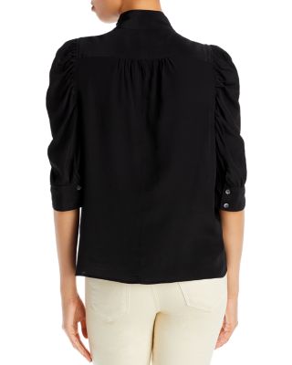 Gillian Puffed Shoulder Blouse