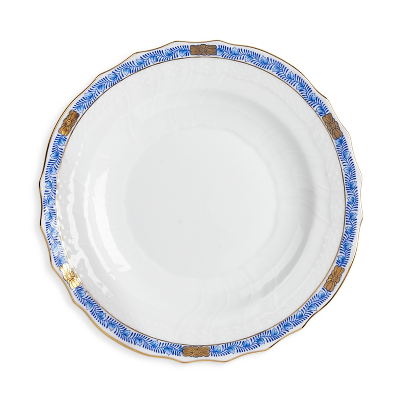 Herend Chinese Bouquet Salad Plate, Garland Blue In Blue