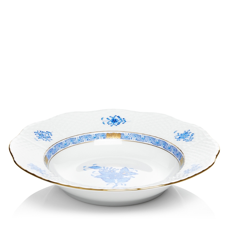 Herend Chinese Bouquet Rim Soup Bowl In N/c