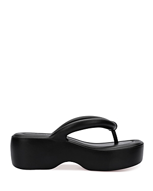 Melissa Black Free Platform Sandals In Black