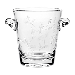 Shop William Yeoward Crystal American Bar Daisy B Ice Bucket With Tongs In Clear
