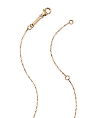 18K Yellow Gold Evil Eye Blue Sapphire & Diamond Pendant Necklace, 18"