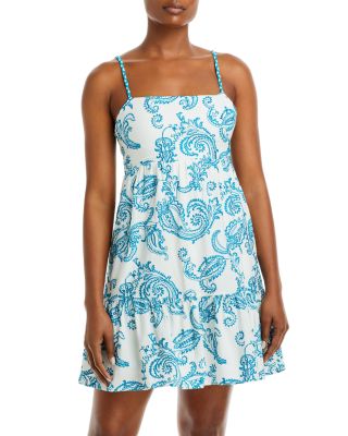 Alice and Olivia Khira Embroidered Tie Back Dress | Bloomingdale's Women