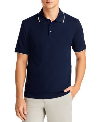 Theory Precise Tipped Polo Shirt | Bloomingdale's
