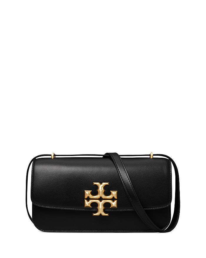 Tory Burch Eleanor Small Convertible Shoulder Bag Leather Black