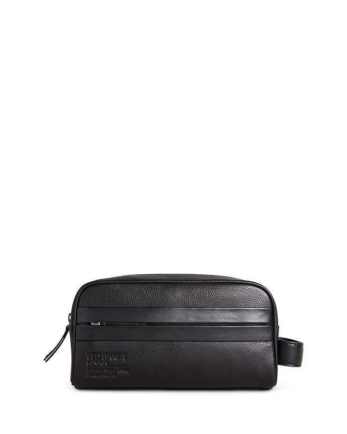 Ted baker branded leather washbag