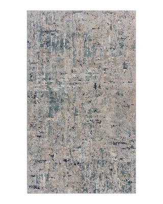 Lr Home Fantasia Neutral Distressed Abstract Area Rug, 5'3 x 7'6