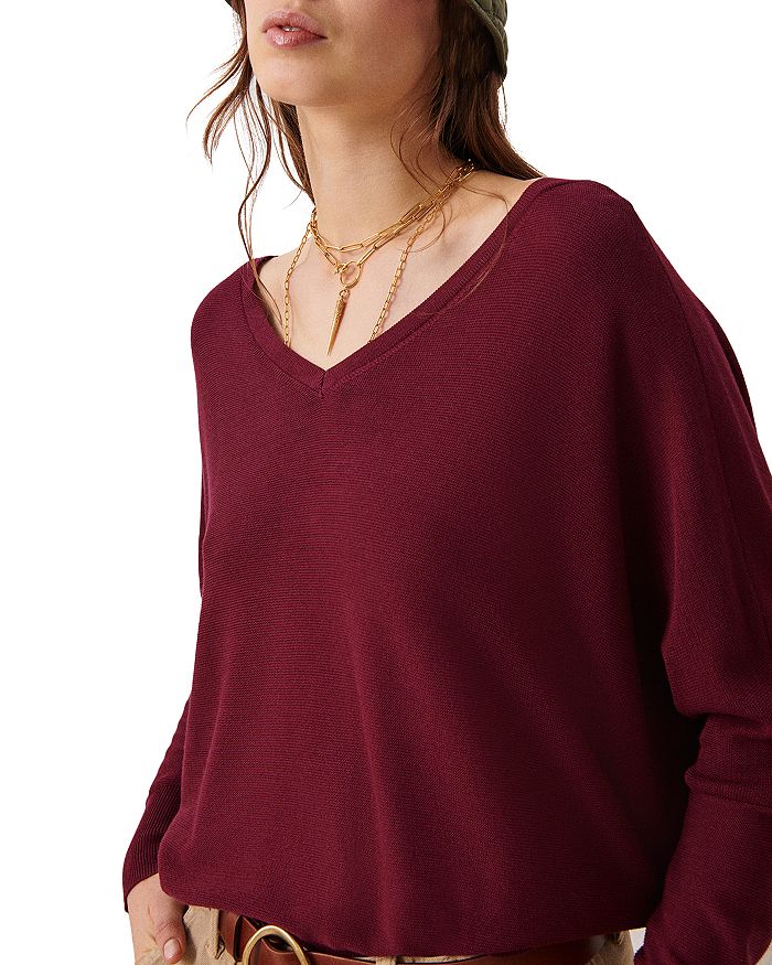 ba&sh Elsy Button Back Sweater | Bloomingdale's