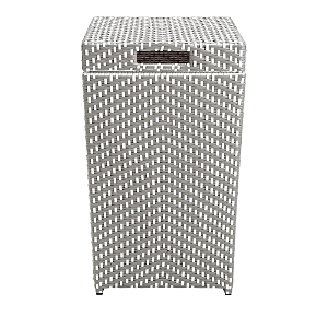 Shop Furniture Of America Tully Outdoor Trash Can In Gray