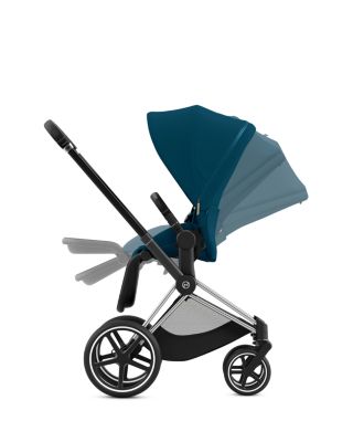 PRIAM 4 Stroller – Chrome Frame and Black Handle