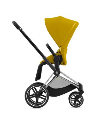 PRIAM 4 Stroller – Chrome Frame and Black Handle