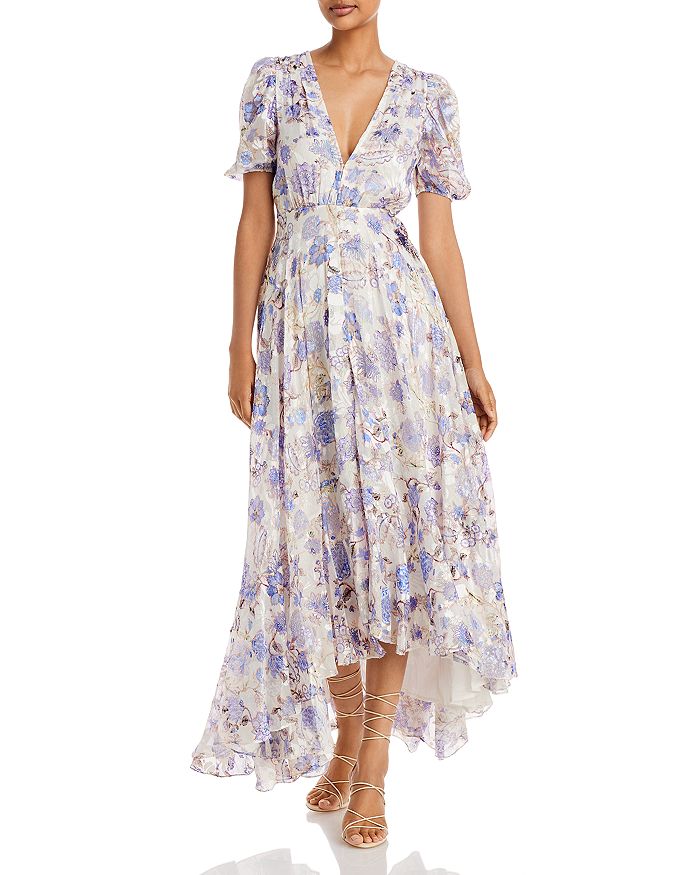Hemant and Nandita Floral Print High-Low Dress | Bloomingdale's