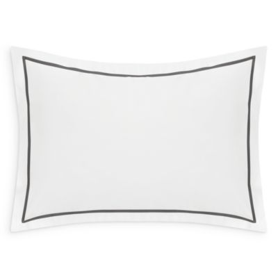 Matouk Bergamo Boudoir Sham In Charcoal