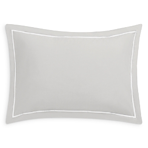 Matouk Bergamo Boudoir Sham In Silver/white