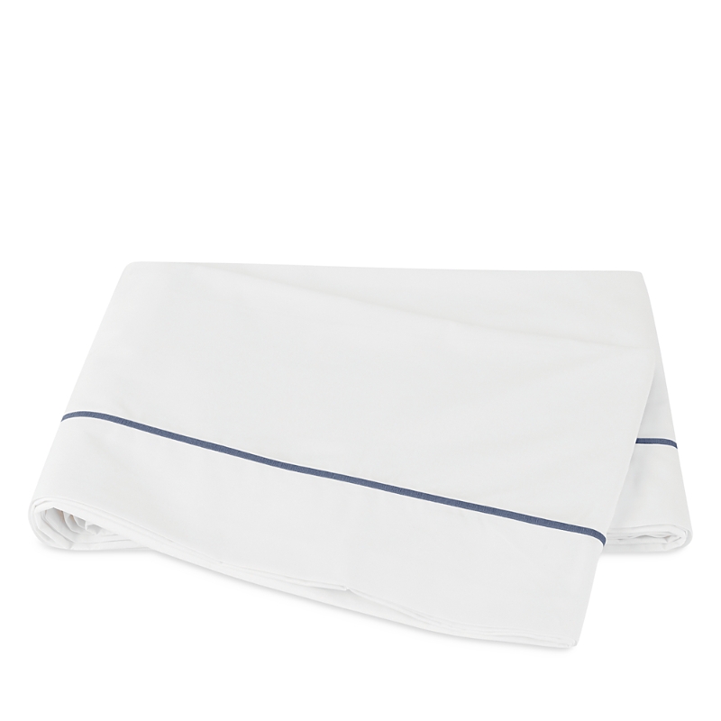 Matouk Bergamo Flat Sheet, King In Baltic