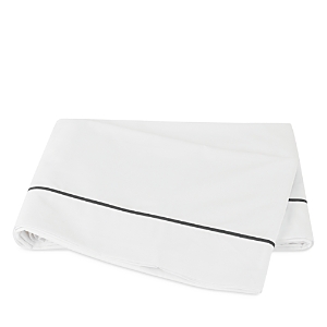 Matouk Bergamo Flat Sheet, King In Charcoal