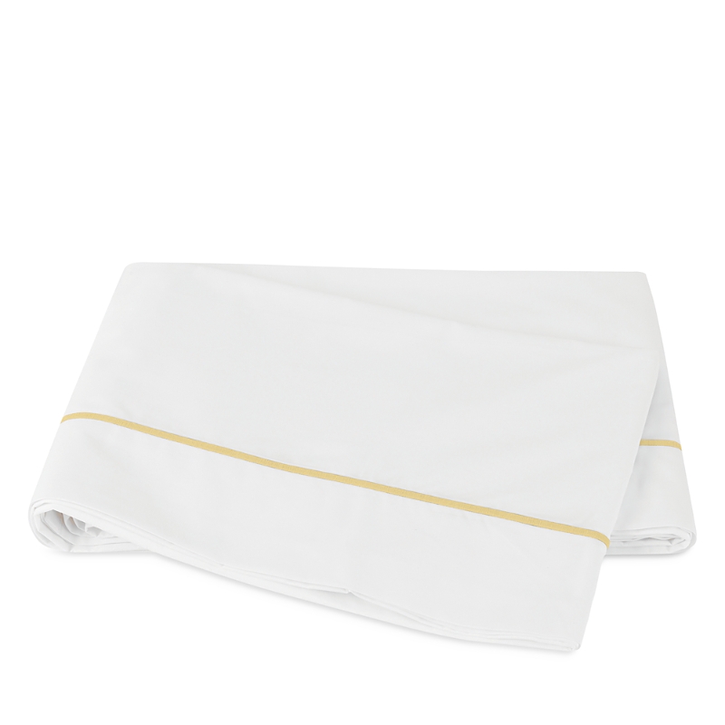 Matouk Bergamo Percale Sheets & Pillowcase Set Collection In Honey