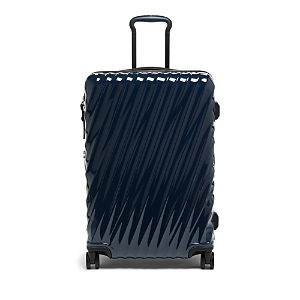 Shop Tumi 19 Degree Short Trip Expandable 4-wheel Packing Case In Glossy Navy