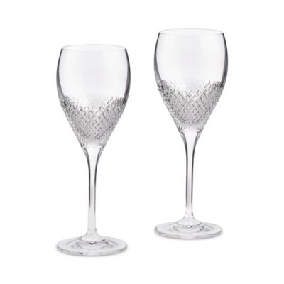 Wedgwood Vera Wang Diamond Mosaic Goblets, Set of 2