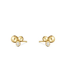 Georg Jensen - 18K Yellow Gold Moonlight Grapes Diamond Grape Cluster Stud Earrings