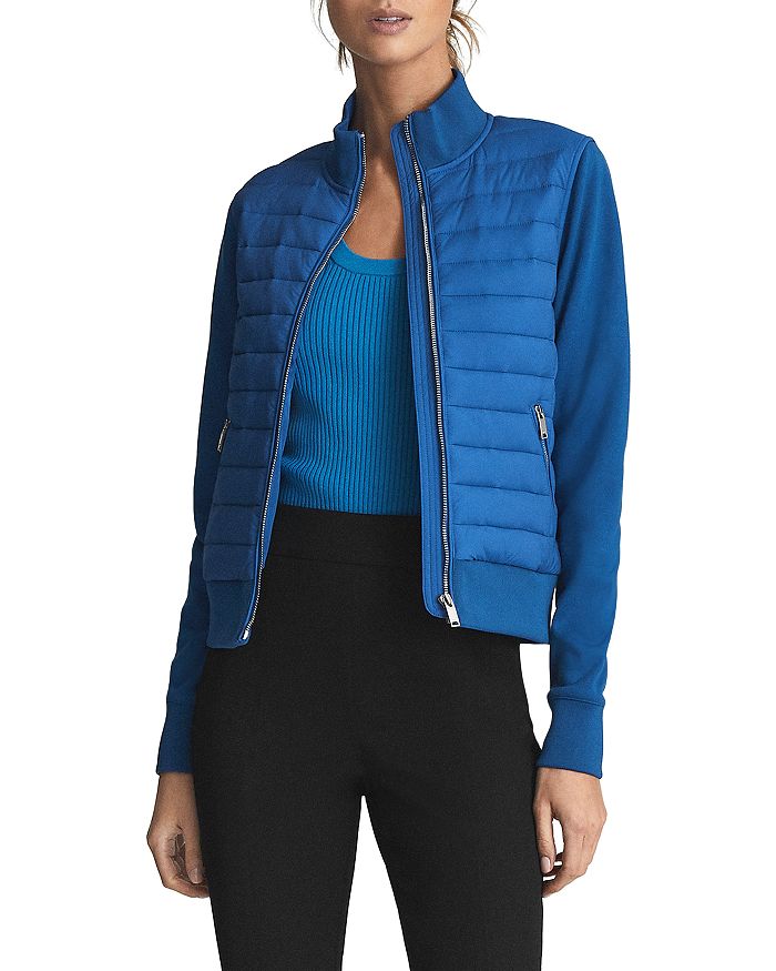 REISS Skylar Jersey Hybrid Jacket | Bloomingdale's