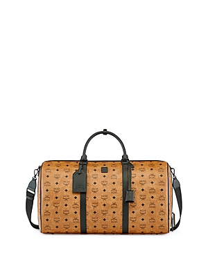 Mcm Ottomar Weekender Bag In Cognac