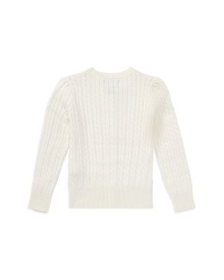 Girls' Cable-Knit Cardigan - Little Kid