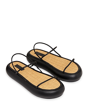 St Agni Women's Tatami Flatform Sandals In Black