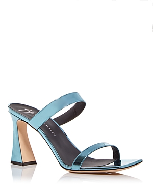 Giuseppe Zanotti Women's Vanilla High Heel Slide Sandals In Lagoon