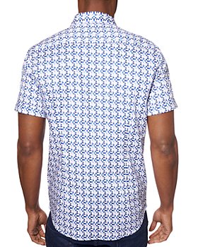 Robert Graham Mens Robeson Short Sleeve Classic Fit Shirt 
