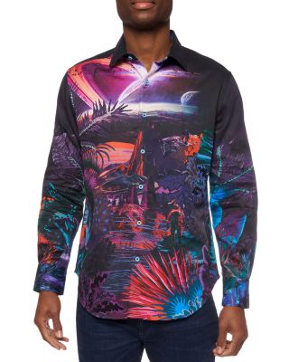 Robert Graham - Alpha Prime Printed Long Sleeve Shirt