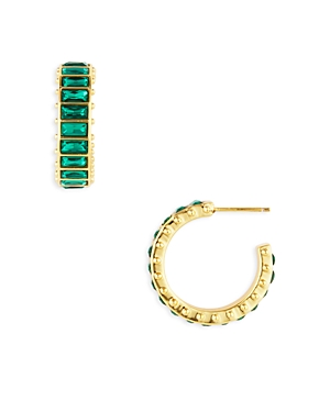 SHORT & SUITE ETERNITY GEM HOOP EARRINGS