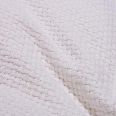 Basketweave Cotton Blanket, Full/Queen - Exclusive