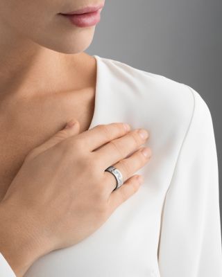 18K White Gold Fusion End Ring