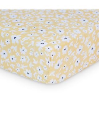 Lulujo Wildflower Printed Cotton Muslin Crib Sheet - Baby